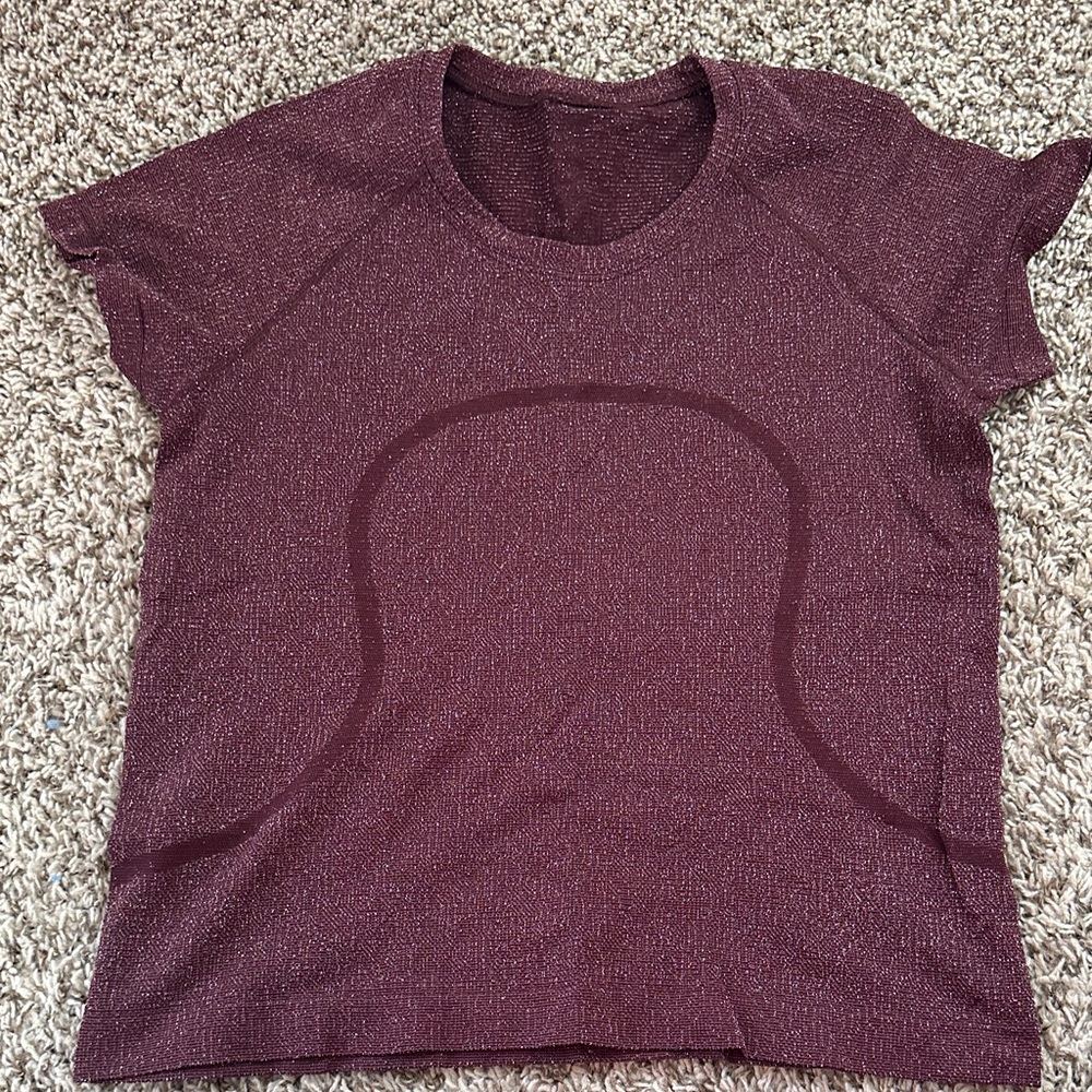 Lululemon sparkly swiftly tech t shirt waist length